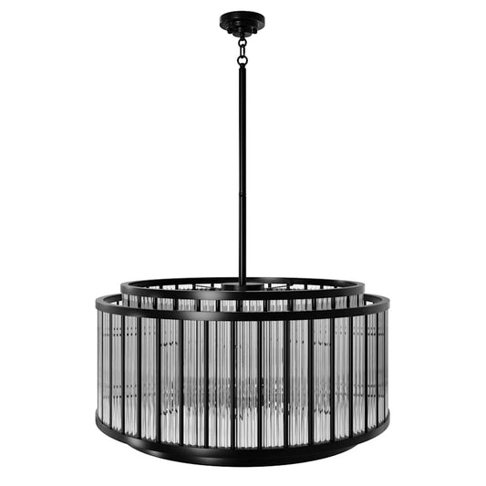 Avenue Lighting Waldorf 12 Light 31" Wide Drum Chandelier