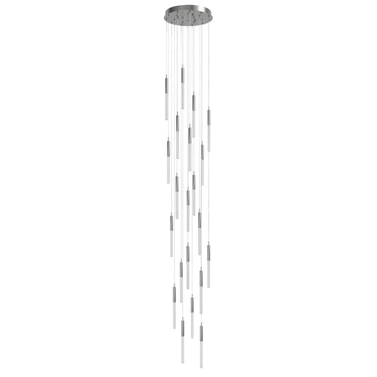 Avenue Lighting Main St. 21 Light 22" Wide LED Multi Light Pendant with Boa Glass Shades