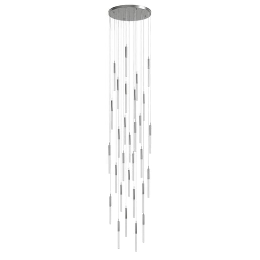 Avenue Lighting Main St. 31 Light 30" Wide LED Multi Light Pendant with Boa Glass Shades