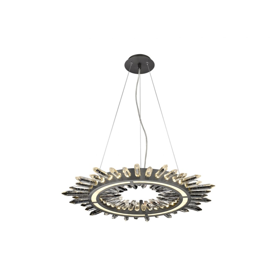 Avenue Lighting Aspen 27" Wide LED Crystal Abstract Chandelier