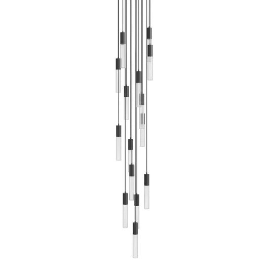 Avenue Lighting Strand 15 Light 24" Wide LED Multi Light Pendant with Glass Shades