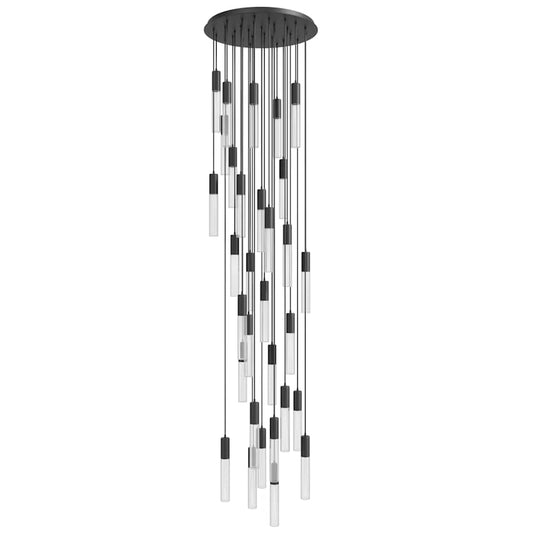 Avenue Lighting Strand 31 Light 32" Wide LED Multi Light Pendant with Glass Shades