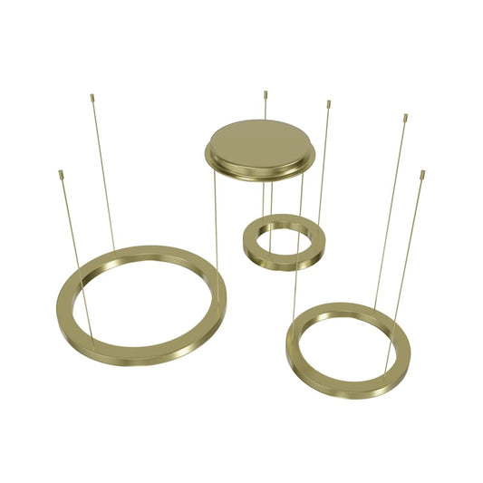 Avenue Lighting Aria 59" Wide LED Abstract Multi Light Pendant