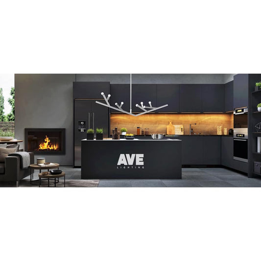 Avenue Lighting The Oaks 8 Light 52" Wide Abstract Chandelier