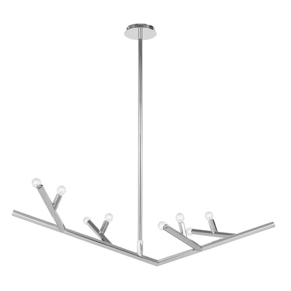 Avenue Lighting The Oaks 8 Light 52" Wide Abstract Chandelier