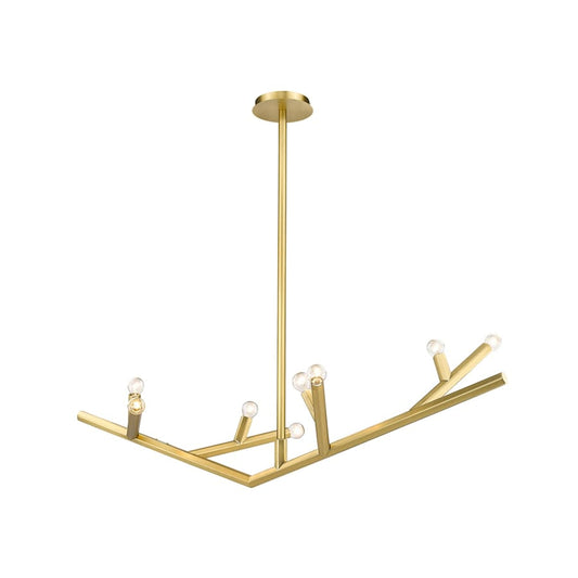 Avenue Lighting The Oaks 8 Light 52" Wide Abstract Chandelier