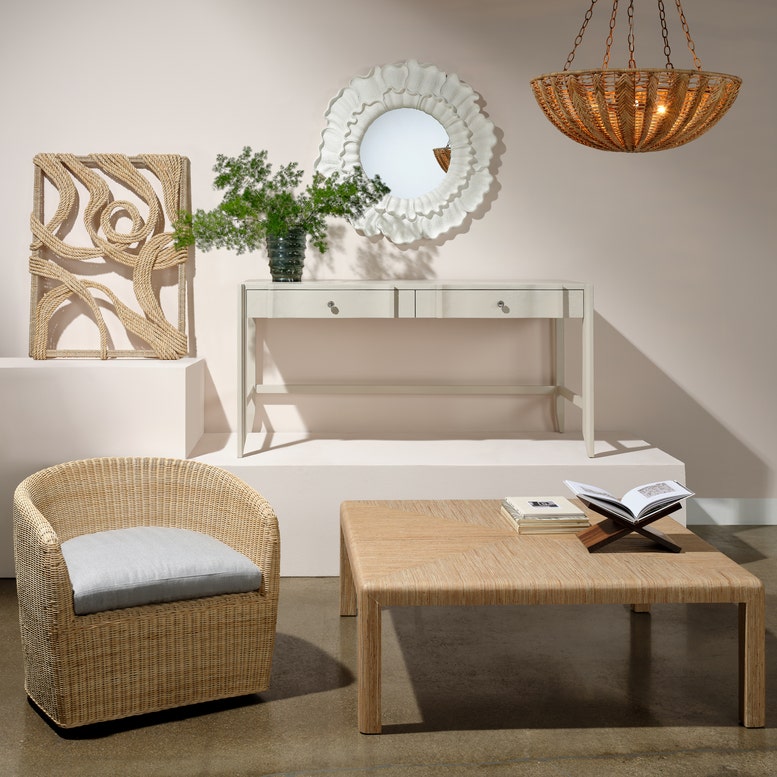 Magdalena Rattan Pendant