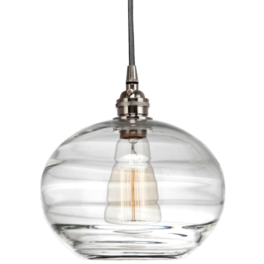 Hammerton Studio Coppa 40" Wide Artisan Crafted Optic Glass 5 Light Linear Pendant