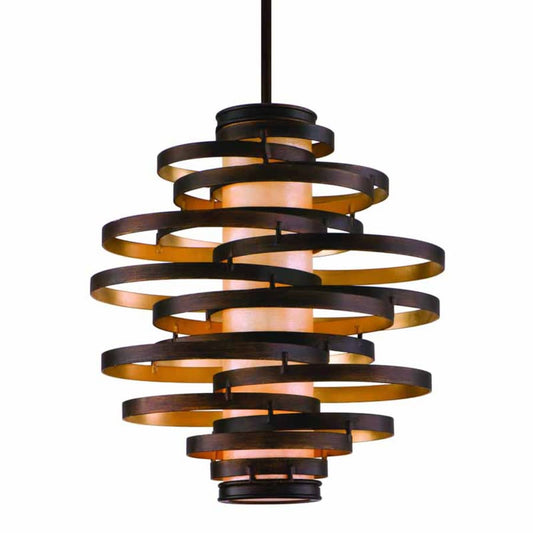 Corbett Lighting Vertigo 3 Light 23" Wide Chandelier with Fabric Shade