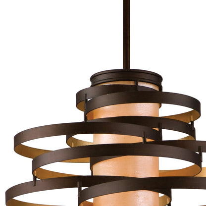 Corbett Lighting Vertigo 4 Light 30" Wide Chandelier with Fabric Shade