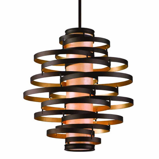 Corbett Lighting Vertigo 4 Light 30" Wide Chandelier with Fabric Shade