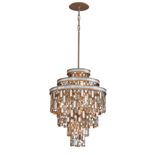Corbett Lighting Dolcetti 7 Light 18" Wide Chandelier with Glass Shade
