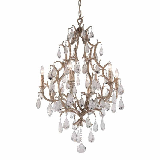 Corbett Lighting Amadeus 6 Light 28" Wide Chandelier with Crystal Accents