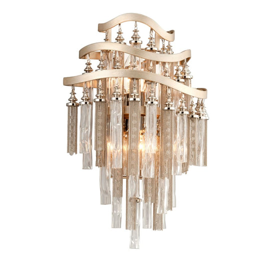 Corbett Lighting Chimera 2 Light 12-1/4" Wide Wall Sconce with Crystal Accents