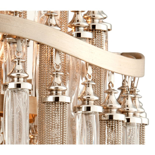 Corbett Lighting Chimera 2 Light 12-1/4" Wide Wall Sconce with Crystal Accents