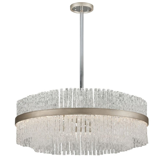 Corbett Lighting Chime 8 Light 36" Chandelier with Hand-Crafted Iron