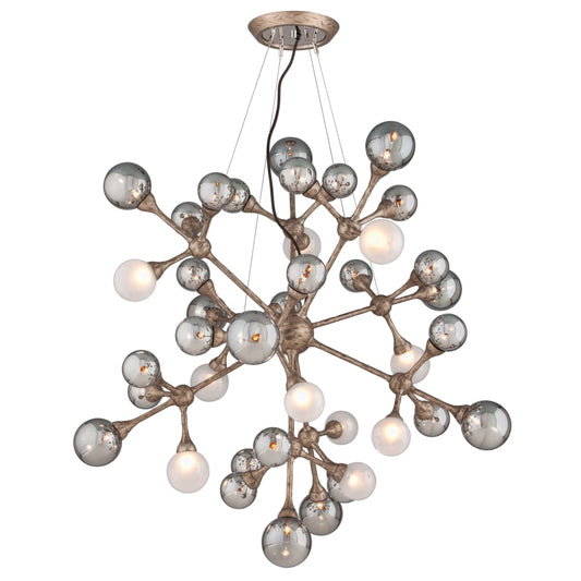 Corbett Lighting Element 40 Light Pendant with Hand-Crafted Iron