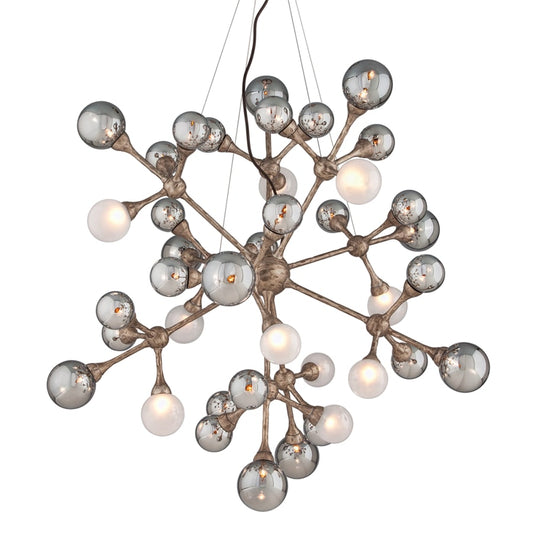 Corbett Lighting Element 40 Light Pendant with Hand-Crafted Iron