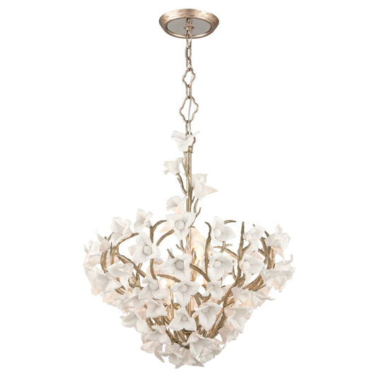 Corbett Lighting Lily 6 Light Dining Pendant with Hand-Crafted Iron