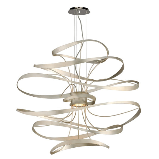 Corbett Lighting Calligraphy 2 Light 34" LED Pendant with Hand-Crafted Iron