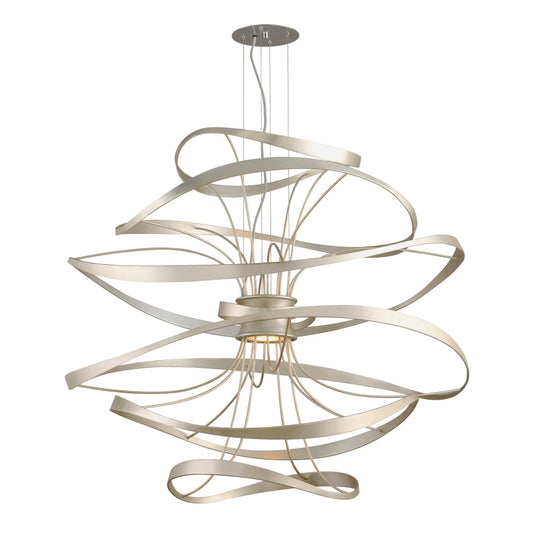 Corbett Lighting Calligraphy 2 Light 42" LED Pendant with Hand-Crafted Iron