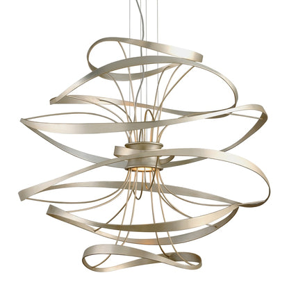 Corbett Lighting Calligraphy 2 Light 42" LED Pendant with Hand-Crafted Iron