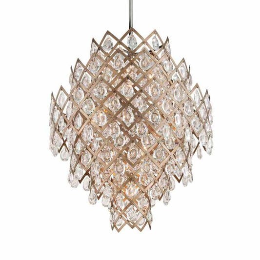 Corbett Lighting Tiara 11 Light 32-1/4" Wide Chandelier with Crystal Accents