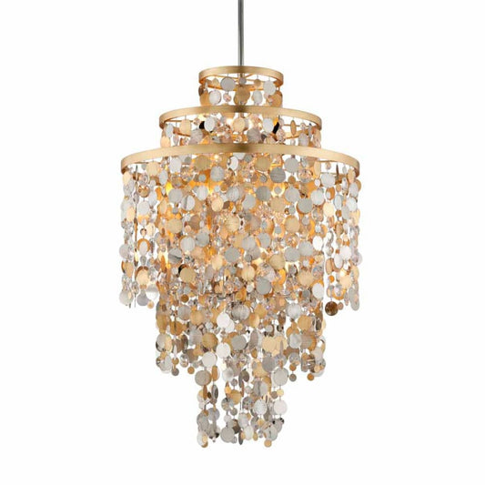 Corbett Lighting Ambrosia 11 Light 32" Wide Pendant with Crystal Accents