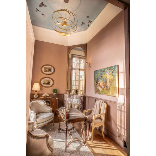 Corbett Lighting Calligraphy Light 34" Wide Integrated LED Globe Chandelier