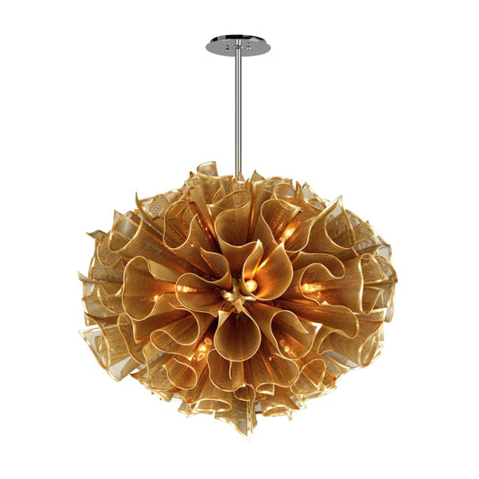 Corbett Lighting Pulse 16 Light 37" Wide Sputnik Chandelier