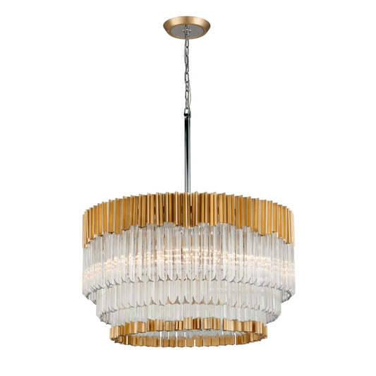 Corbett Lighting Charisma 8 Light 26" Wide Chandelier with Crystal Shade