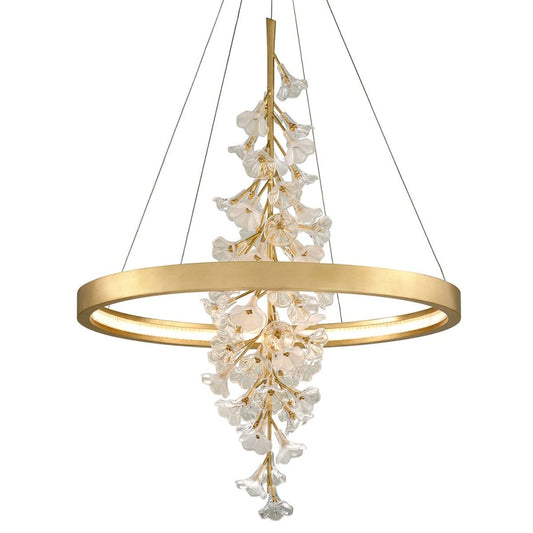 Corbett Lighting Jasmine Single Light 36" Wide LED Ring Chandelier