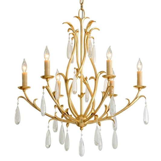 Corbett Lighting Prosecco 6 Light 30" Wide Crystal Chandelier