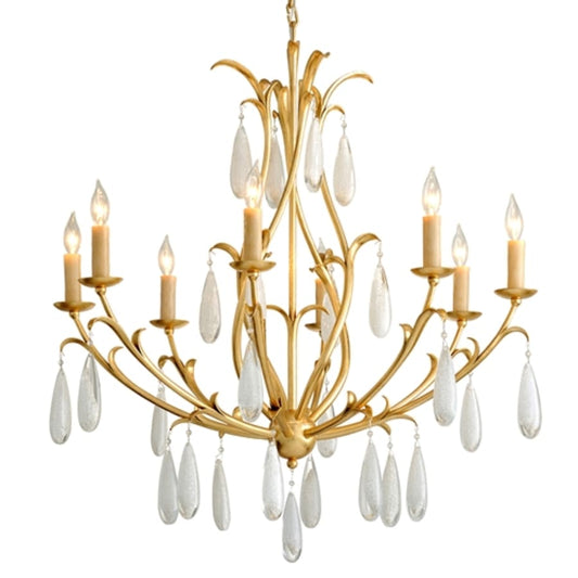 Corbett Lighting Prosecco 8 Light 35" Wide Crystal Chandelier