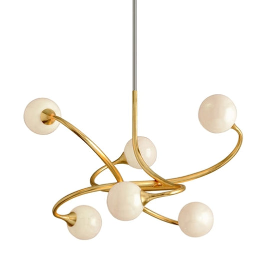 Corbett Lighting Signature 6 Light 29" Wide LED Abstract Sputnik Chandelier