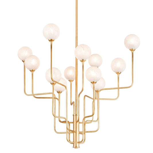 Corbett Lighting Onyx 12 Light 45" Wide Chandelier