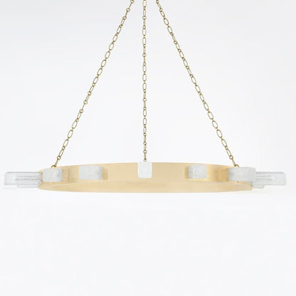 Corbett Lighting Citrine 49" Wide Ring Chandelier