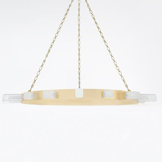 Corbett Lighting Citrine 49" Wide Ring Chandelier