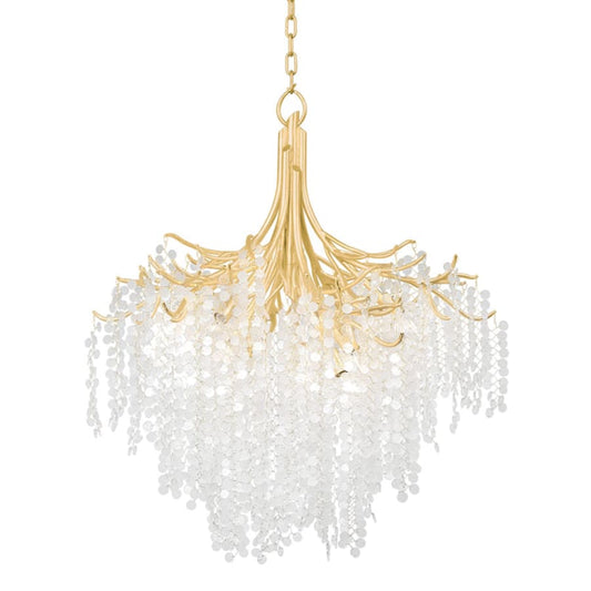 Corbett Lighting Genoa 9 Light 32" Wide Abstract Chandelier