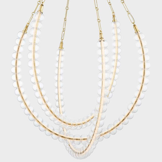 Corbett Lighting Celeste 36" Wide Abstract Chandelier