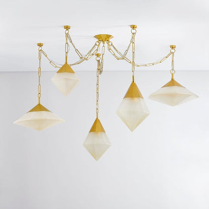Corbett Lighting Angelique 5 Light 59" Wide Chandelier