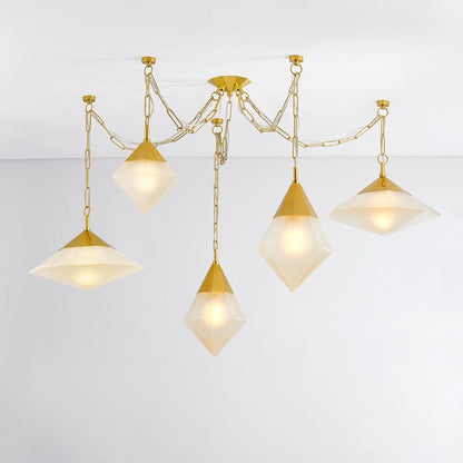 Corbett Lighting Angelique 5 Light 59" Wide Chandelier