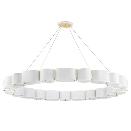 Corbett Lighting Opal 22 Light 50" Wide Ring Chandelier