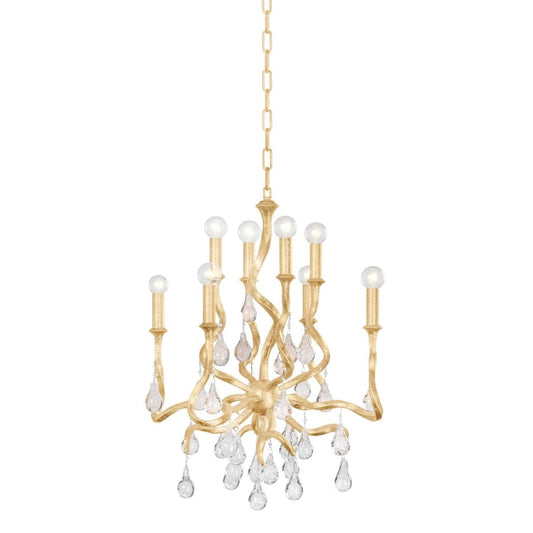 Corbett Lighting Aveline 8 Light 22" Wide Crystal Candle Style Chandelier