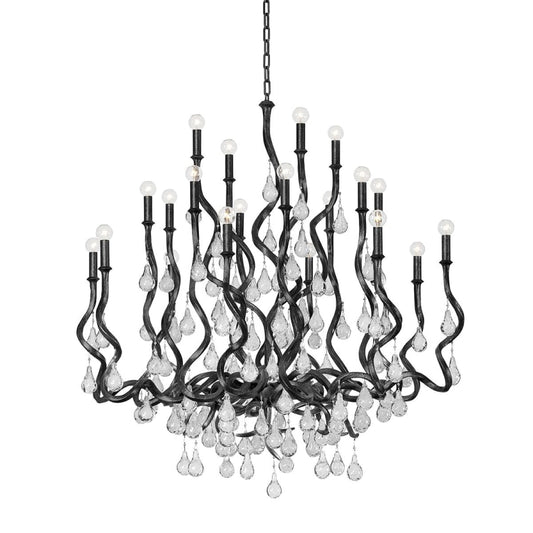 Corbett Lighting Aveline 20 Light 48" Wide Crystal Candle Style Chandelier