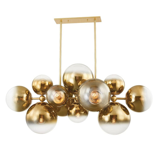 Corbett Lighting Kyoto 12 Light 28" Wide Linear Pendant
