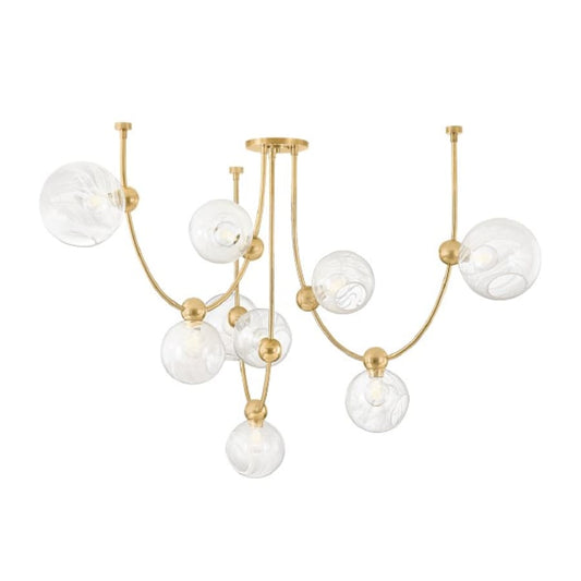 Corbett Lighting Astraia 9 Light 67" Wide Multi Light Pendant