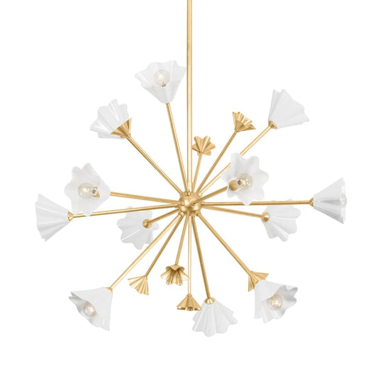Corbett Lighting Julieta 12 Light 40" Wide Sputnik Chandelier