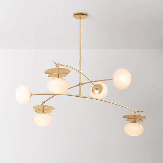 Corbett Lighting Ceylon 6 Light 57" Wide Abstract Chandelier