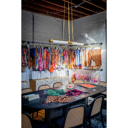 Corbett Lighting Lariat 48" Wide LED Linear Pendant